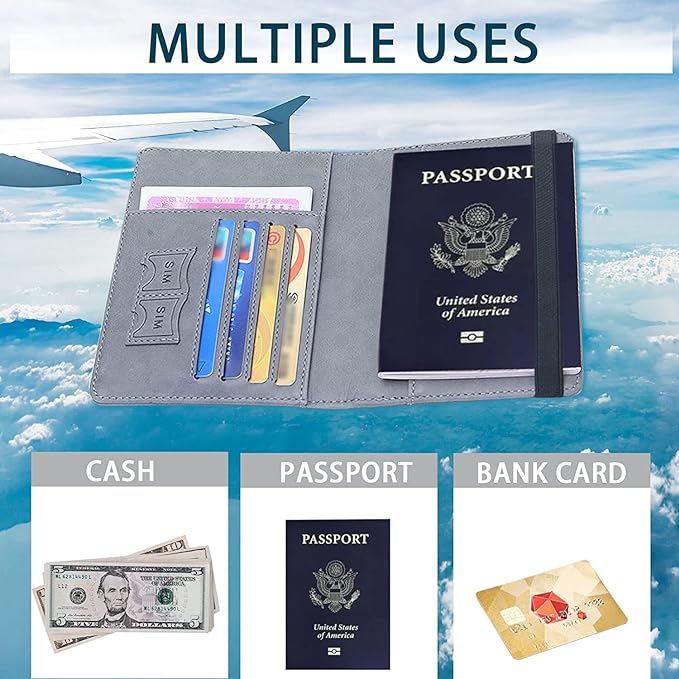 Slim Leather Travel Passport Wallet 200+ Items Sold In 8 Days ⭐⭐⭐⭐⭐