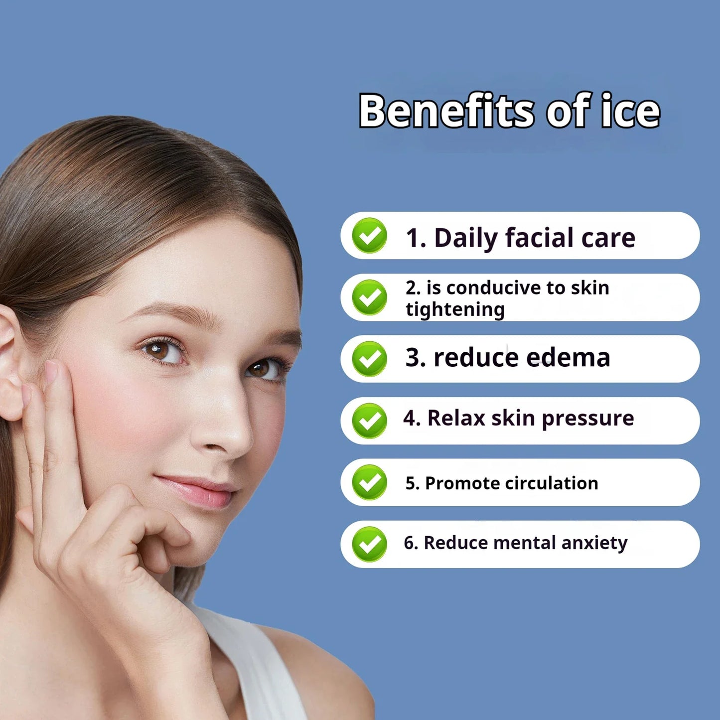 Foldable Silicone Beauty Ice Bowl for Facial Skincare