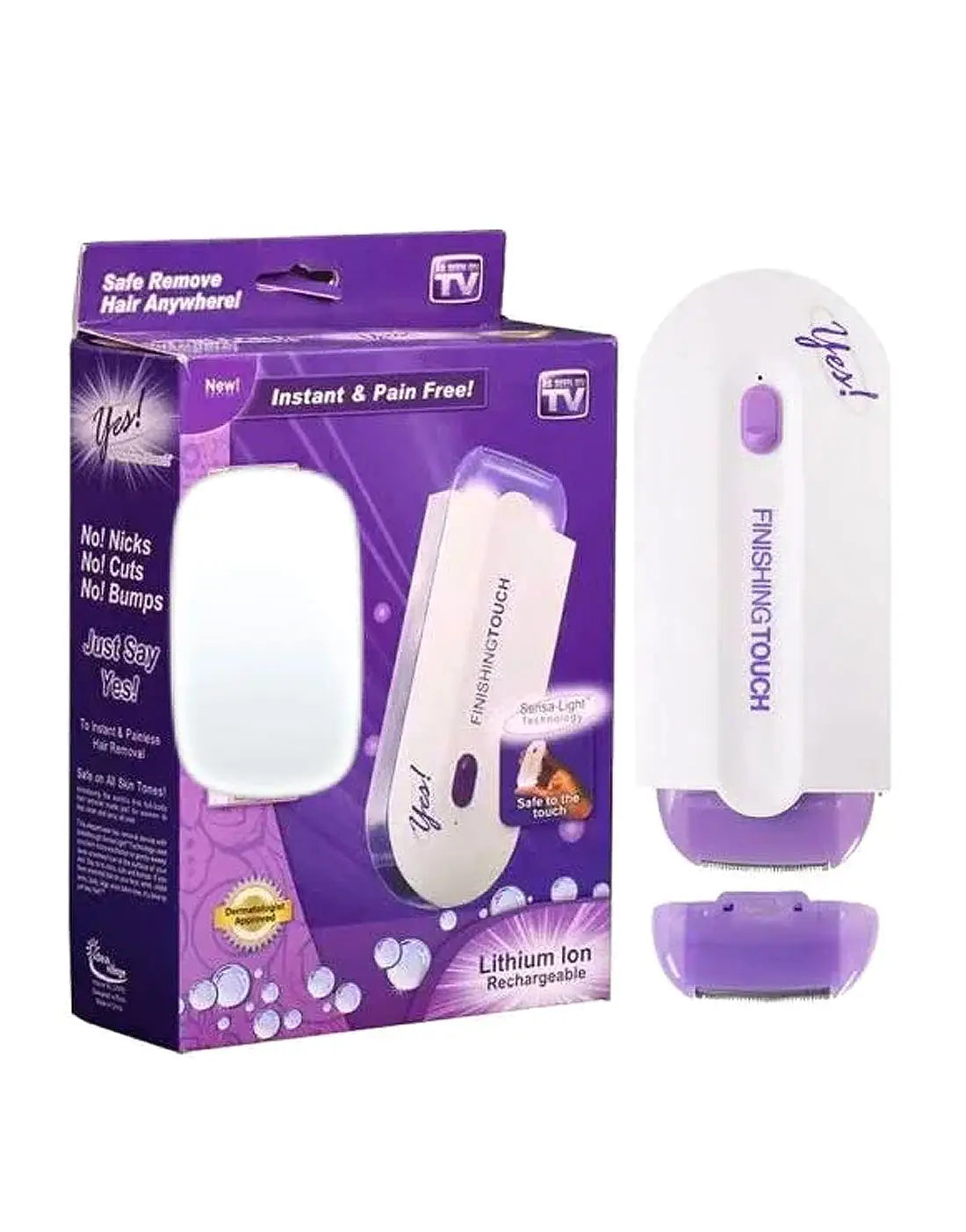 2-in-1 Rechargeable Painless Hair Remover for Face & Body