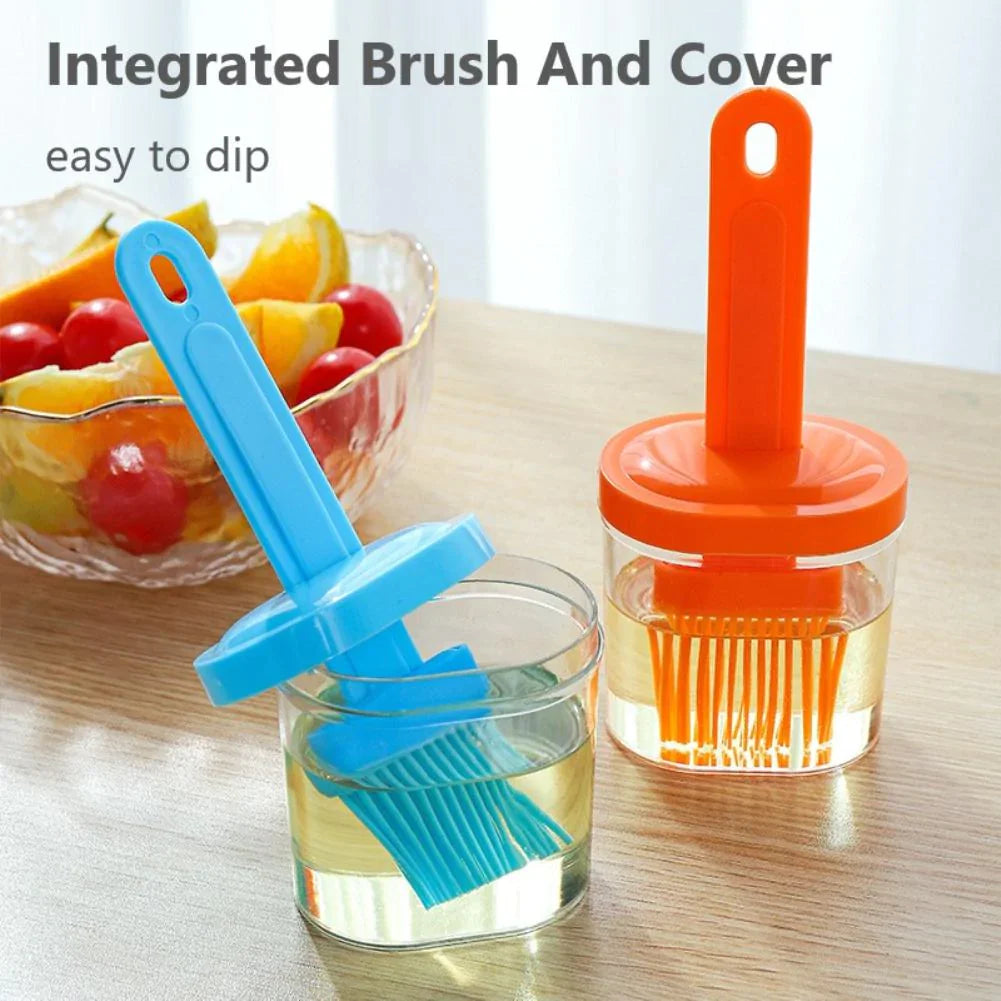 Oil Bottle with Nylon Brush