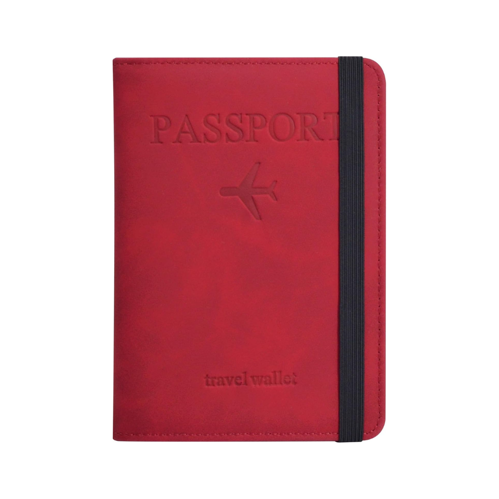 Slim Leather Travel Passport Wallet