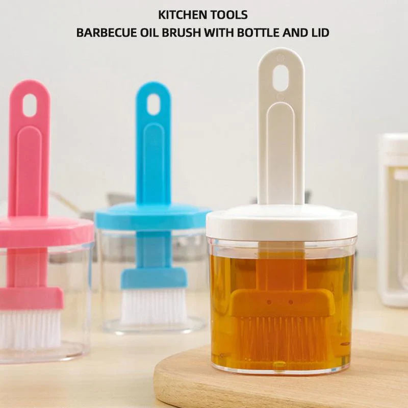 Oil Bottle with Nylon Brush