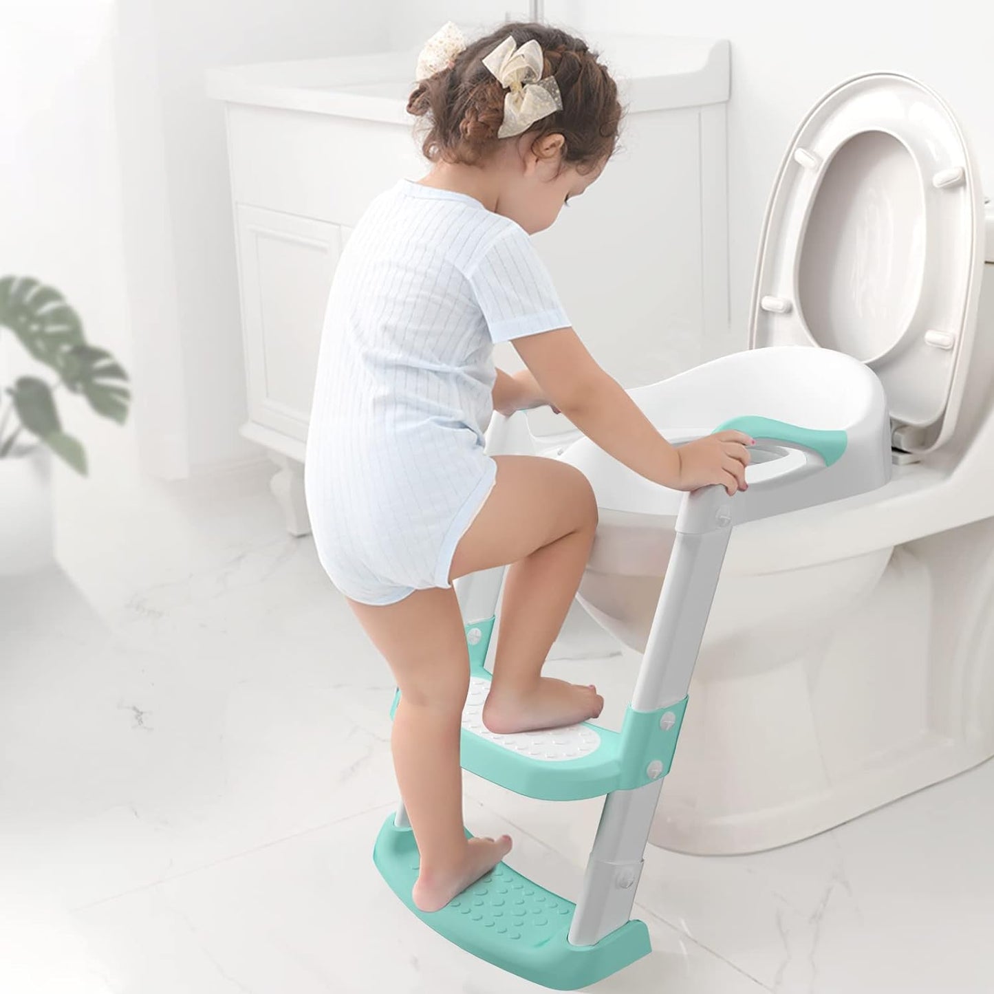 Toilet Potty Training Seat with Step Stool Ladder