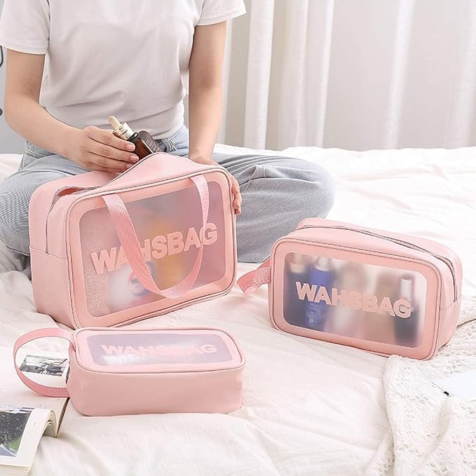 3 Pc Wash Bag Set