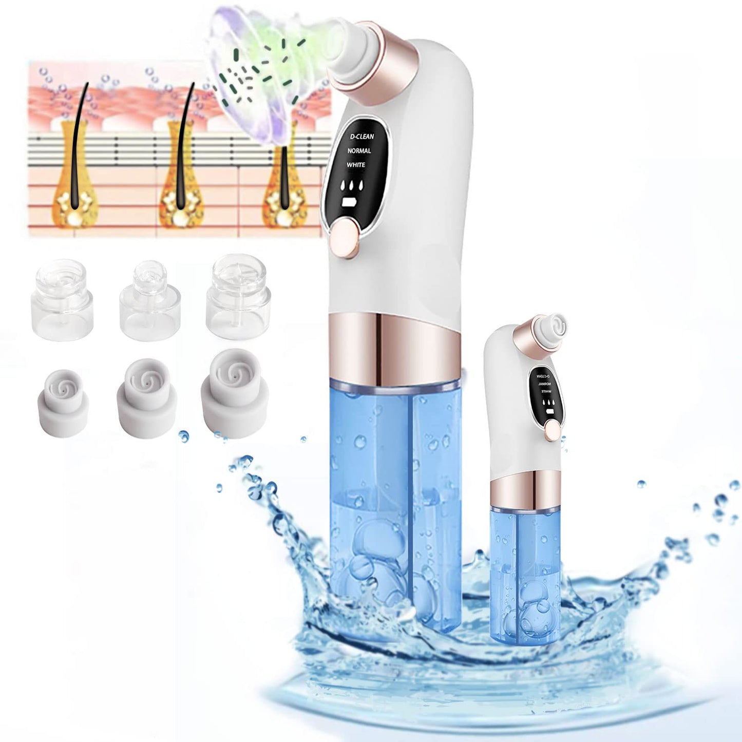 Aqua Vacuum Pore Cleaner | Mini Hydra Facial Device