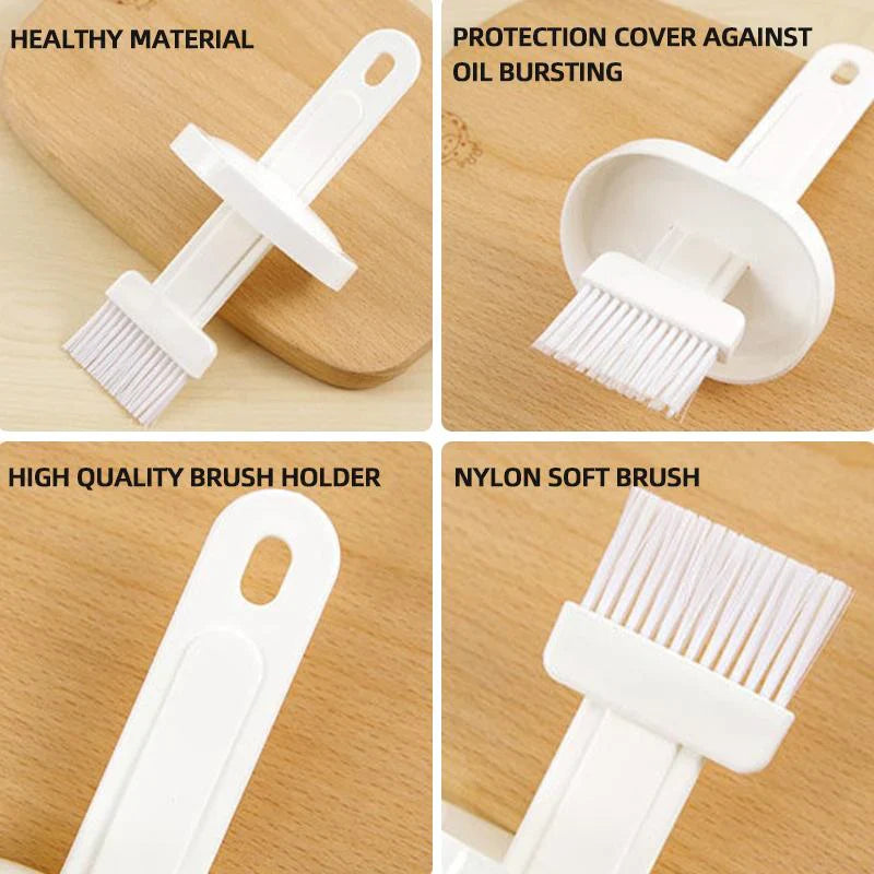 Oil Bottle with Nylon Brush