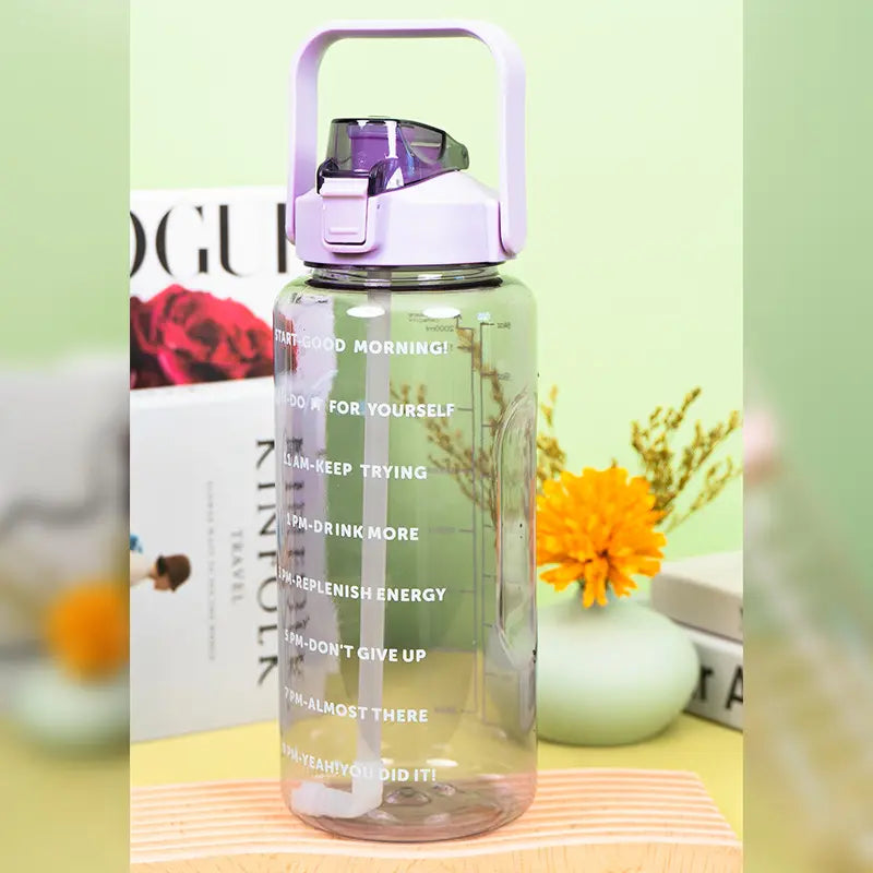 Motivational Water Bottle With Time Labeling(SA2408-221)