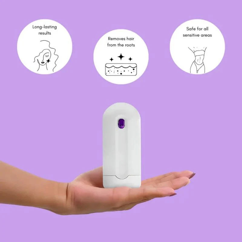 2-in-1 Rechargeable Painless Hair Remover for Face & Body