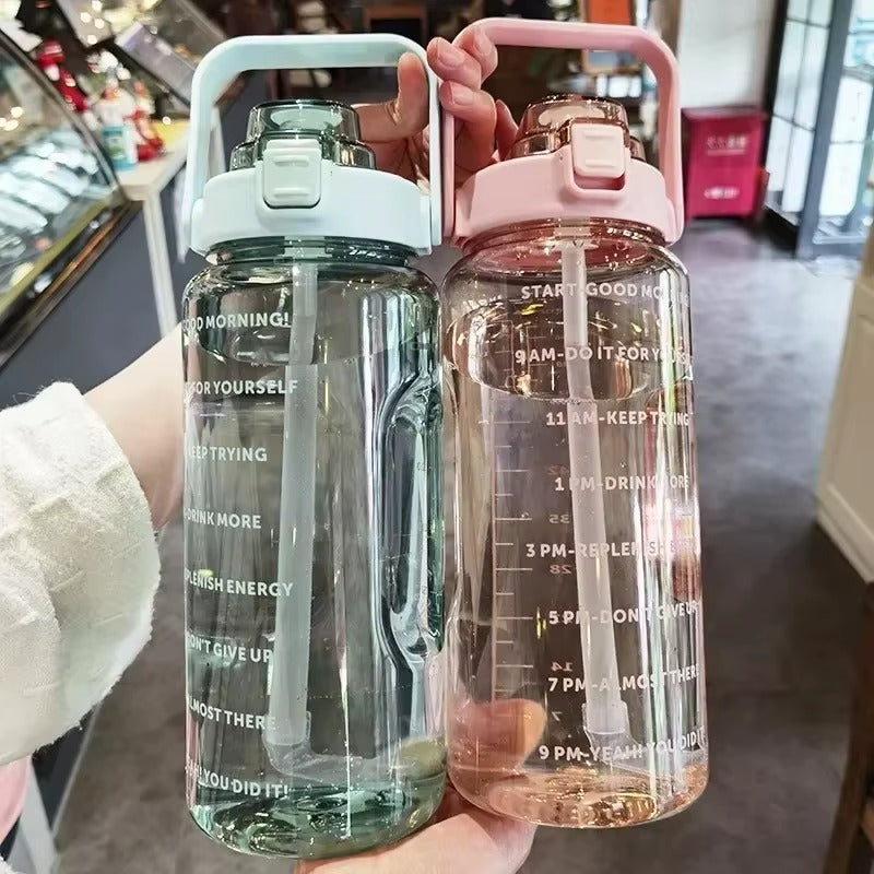 Motivational Water Bottle With Time Labeling(SA2408-221)