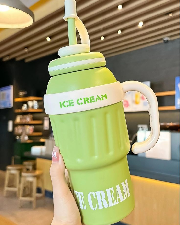Stainless Steel Cute Ice Cream Tumbler Water Bottle