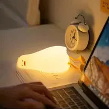 Cute Duck Character Silicone Lamp
