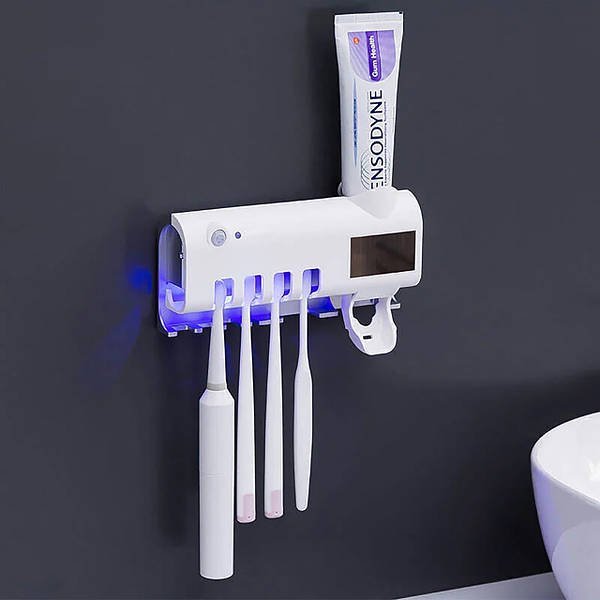 Multifunction toothbrush sterilizer
